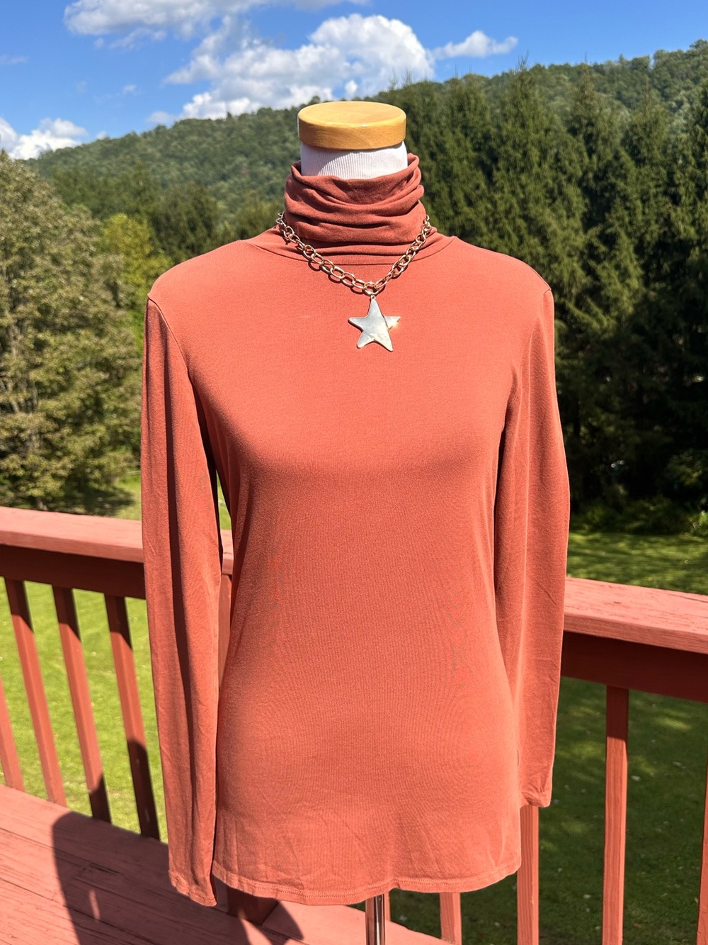 Peruvian Connection Extreme T-Neck Long Sleeve Turtleneck
